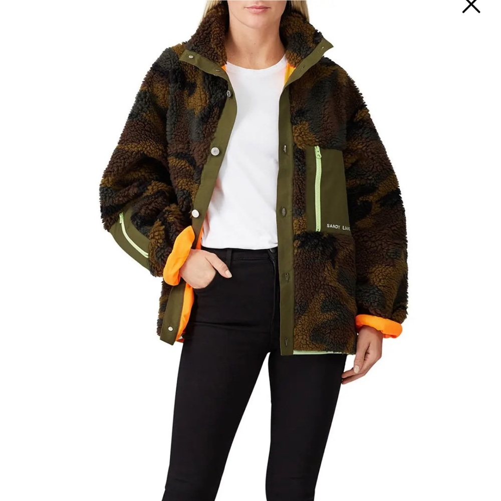 Sandy liang Rory camo fleece